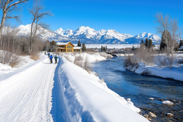 Grand Teton National Park In Winter