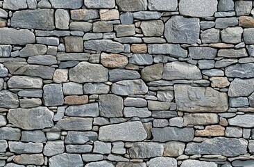 seamless of  Seamless Tileable Texture of Field Stone Wall , isolated on white background,  , copy space, copy space for text,