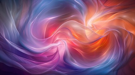Obraz premium Abstract swirling vibrant colors, light and texture.