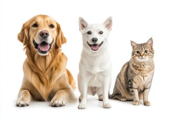 adorable pets sitting together, perfect for animal lovers and pet care