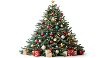 decorated christmas tree