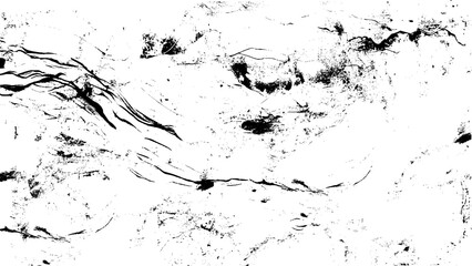 Distressed backdrop illustration vector isolated black on white background. Distressed Overlay Texture Grunge Background Black and White Abstract Vector with Dirt Texture.