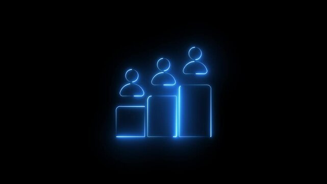 people evolution chart, population growth icon, increase social development, global demography, thin line symbol on
