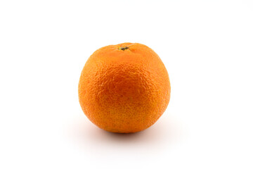 Fresh orange fruit isolated on white background