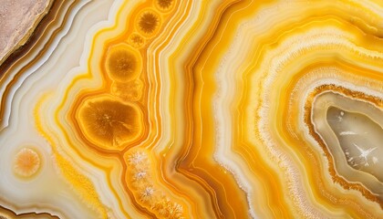 natural yellow agate mineral texture