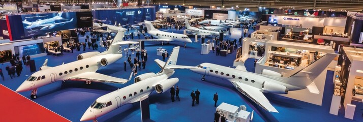 Exploring the Elite World of Business Jets at a Premier Aviation Exhibition