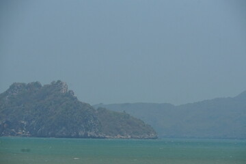 Breathtaking coastal view of serene island landscape scenic beach nature photography tranquil environment aerial perspective escape to nature
