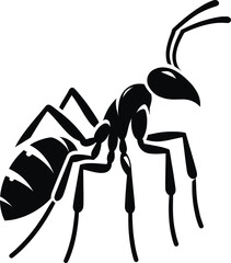 ant silhouette vector
