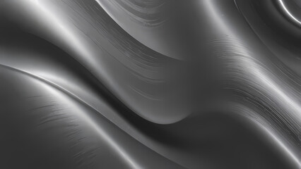 a modern, flowing abstract background using silver and metallic tones