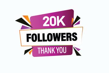 thank you 19k followers,  vector, illustration, social, media, post,  subscribers, followers animation design, banner, premium, background
