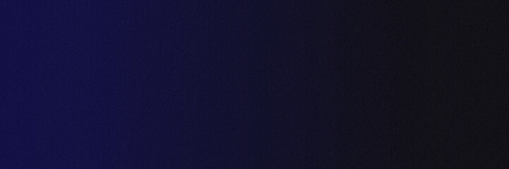 Grainy gradient background dark blue and black backdrop panoramic poster cover