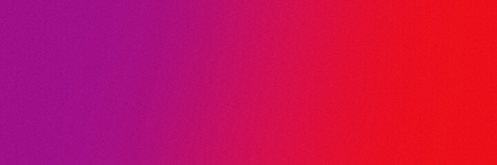 Grainy gradient background pink-purple and red backdrop panoramic poster cover