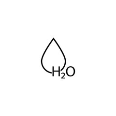 Fototapeta premium Simple Water Icon Design for Projects