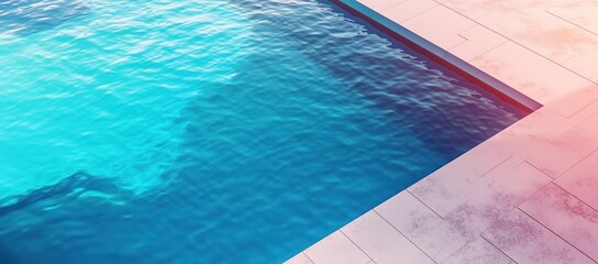 Obraz premium background with an image of a pool