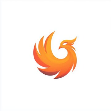 phoenix icon on white background