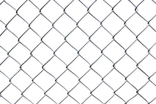 Diamond Patterns of a Chain-Linked Fence