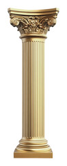 Obraz premium PNG Intricate gold column design