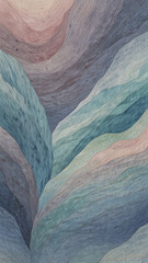 Soothing Pastel Waves Seamless Background for Textiles, Digital Art, Wallpaper, Social Media Designs, and Relaxing Mood Enhancers