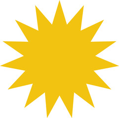 Red shopping labels collection. Sale or discount sticker. Starburst Yellow sticker set. Special offer price tag. Supermarket promotional badge. Promo stickers with star edges. Vector .