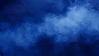 Obraz premium watercolor paint background dark blue color grunge texture for background, banner