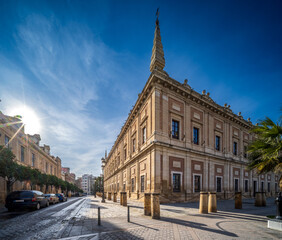 Sunlit Afternoon at Archivo General de Indias in Seville