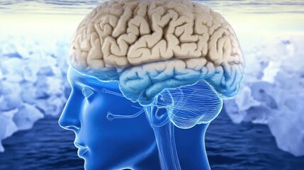 Brain scan displaying patterns indicative of dementia, illustrating the impact of cognitive decline on neural pathways and the importance of early detection and intervention in neurological health.