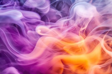 Fototapeta premium A close-up shot of vibrant colored smoke filling the frame