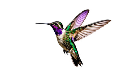 Fototapeta premium hummingbird isolated on whit or transparent background