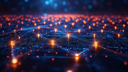 Obraz premium Global Network Connectivity: Telecom, Internet & Community Communication