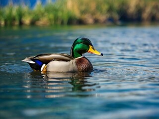 Obraz premium duck on the water