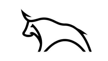 Vector Illustration of Bull