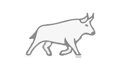 buffalo silhouette vector