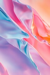 Fototapeta premium A close-up shot of a vibrant textile with intricate patterns and colors
