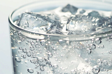 glass water sparkling