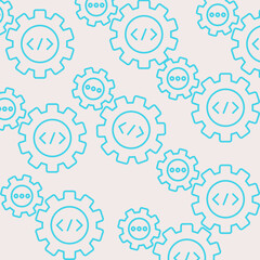 seamless background with circles