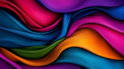  a vibrant and colorful background with wavy lines, featuring a variety of colors including red, orange, yellow, green, blue, and purple