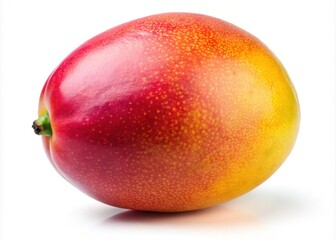 A high-resolution mango, perfectly isolated against white.