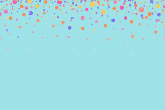 Bright Celebration Confetti Background Perfect for Festive Invitations, Party Decorations, and Digital Scrapbooking