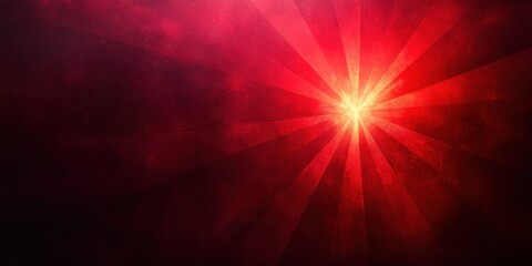 Red Radiating Light Abstract Background Image