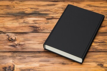 mockup template. Realistic book cover preview mockup with customizable spine and front cover, placed on a wooden table, Book cover preview with custom spine and cover, Classic and detailed