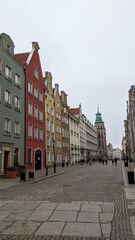 Fototapeta premium Old town of Gdansk, Poland, autumn view