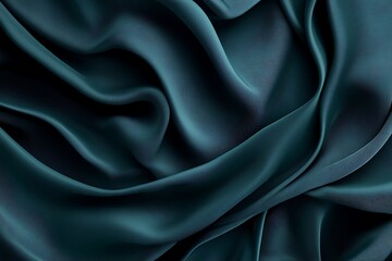 Fototapeta premium Dark teal background with smooth gradient layers