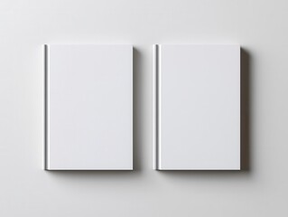 mockup template. Blank book cover template in a realistic setting, with subtle shadows and a customizable spine and cover, Book cover template with customizable spine, Lifelike and clean