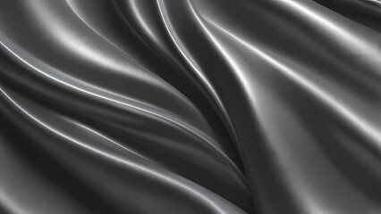 Fototapeta premium a modern, flowing abstract background using silver and metallic tones