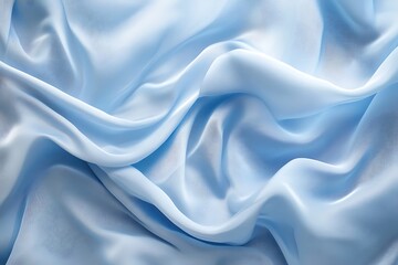 Obraz premium Abstract soft blue gradient with sleek flowing texture