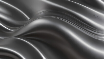 Fototapeta premium a modern, flowing abstract background using silver and metallic tones