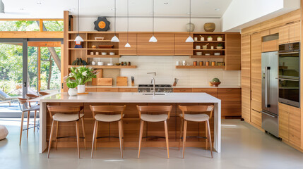 modern kitchen interior