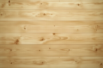 Fototapeta premium Light Wooden Floor with Natural Grain