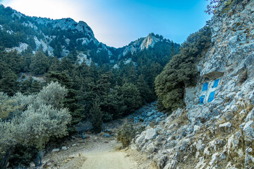 Wanderung auf den höchsten Punkt der griechischen Insel Kos in der Süd Ägäis - dem Mount Dikeos...