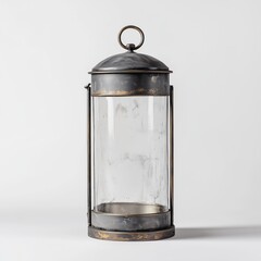 Classic Farmhouse Lantern with Metal Ring Game Art Concept Isolated on White Background